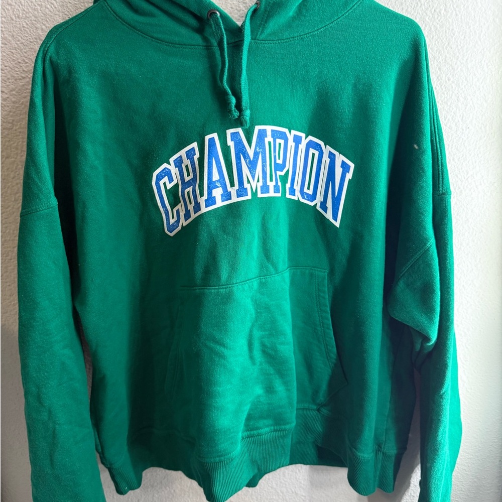 Champion Gray and Blue Athleticwear Tag